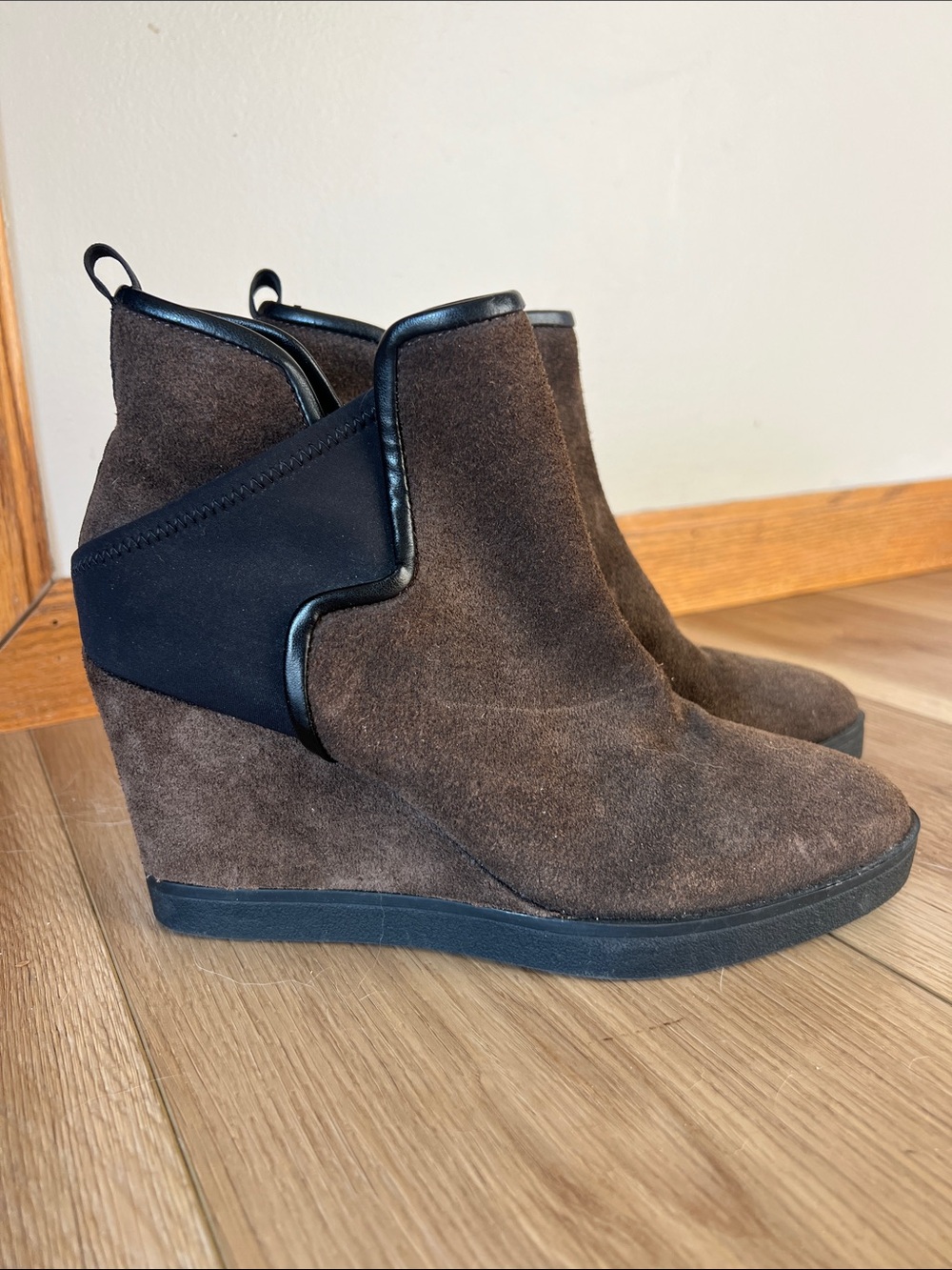 Donald Pliner Brushed Suede Luluu Wedge Boot